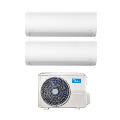 midea climatizzatore condizionatore midea dual split inverter serie xtreme 1212 con m3of 27hfn8 q r 32 wi fi integrato 1200012000 btu novita