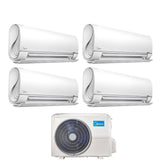 midea climatizzatore condizionatore midea quadri split inverter serie breezeless 99912 con m4o 36fn8 q r 32 wi fi integrato 90009000900012000 novita