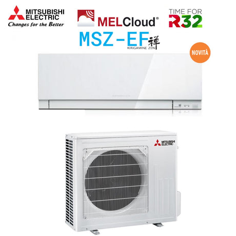 mitsubishi electric area occasioni climatizzatore condizionatore mitsubishi electric inverter kirigamine zen r 32 white 18000 btu msz ef50vgkw bianco wi fi integrato
