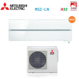 mitsubishi electric area occasioni climatizzatore condizionatore mitsubishi electric inverter serie kirigamine style 12000 btu msz ln35vgv pearl white r 32 wi fi integrato classe a bianco perla