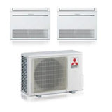 mitsubishi electric climatizzatore condizionatore mitsubishi electric dual inverter mfz kt25 pavimento 99 con mxz 2f53vf r 32 wi fi optional 90009000 ean 8059657017635