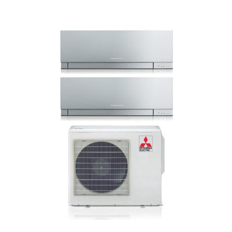mitsubishi electric climatizzatore condizionatore mitsubishi electric dual split inverter serie kirigamine zen white msz ef 1818 con mxz 3f54vf r 32 wi fi integrato colore bianco 1800018000 ean 8059657018687