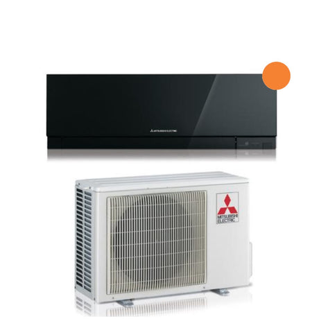 mitsubishi electric climatizzatore condizionatore mitsubishi electric inverter kirigamine zen r 32 black 9000 btu msz ef25vgkb nero wi fi integrato novita ean 8059657002297