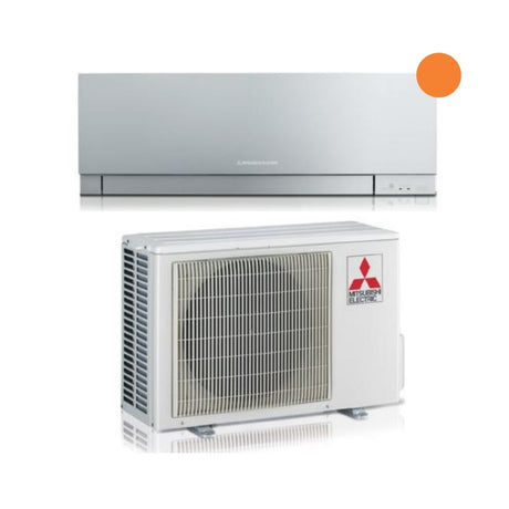 mitsubishi electric climatizzatore condizionatore mitsubishi electric inverter kirigamine zen r 32 silver 12000 btu msz ef35vgks argento wi fi integrato novita ean 8059657002464