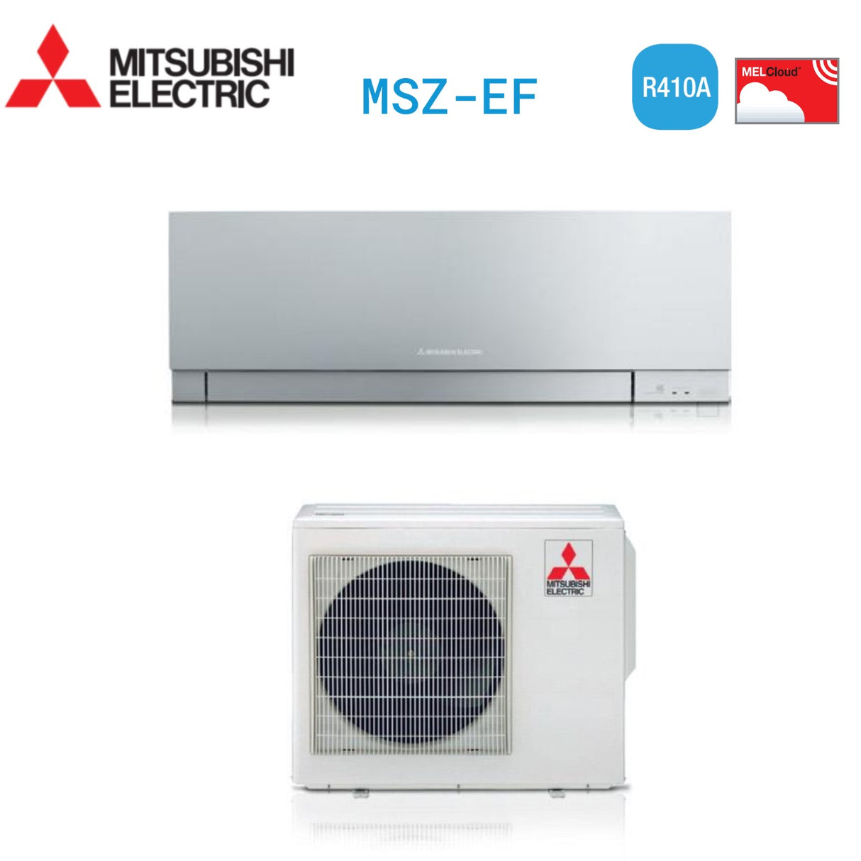 mitsubishi electric climatizzatore condizionatore mitsubishi electric inverter serie kirigamine zen 12000 btu msz ef35ve3s silver r 410 classe a argento ean 8059657005373