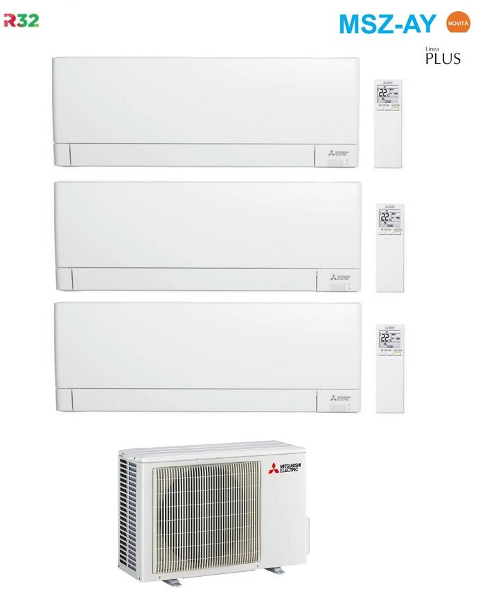 mitsubishi electric climatizzatore condizionatore mitsubishi electric trial split inverter linea plus serie msz ay 9915 btu con mxz 3f54vf wi fi integrato r 32 9000900015000 a