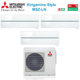 mitsubishi electric climatizzatore condizionatore mitsubishi electric trial split inverter serie kirigamine style msz ln 121212 con mxz 3f68vf pearl white r 32 wi fi integrato colore bianco perla 120001200012000