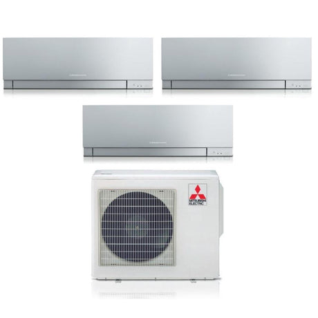 mitsubishi electric climatizzatore condizionatore mitsubishi electric trial split inverter serie kirigamine zen silver msz ef 779 con mxz 3f68vf r 32 wi fi integrato colore argento 700070009000