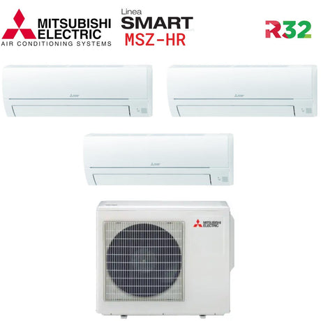 mitsubishi electric climatizzatore condizionatore trial split mitsubishi electric serie smart msz hr 900090009000 con mxz 3ha50vf wi fi optional 999 novita gas r 32