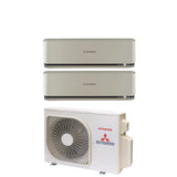 mitsubishi heavy industries climatizzatore condizionatore mitsubishi heavy industries dual split inverter serie kireia plus titanium 99 con scm45zs w r 32 wi fi optional 90009000 ean 8055776916743