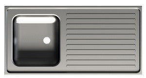 no brand case lavello reversibile inox 45516 93662