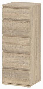 no brand cassettiera 5 cassetti nova 71096akak 40x40x107h