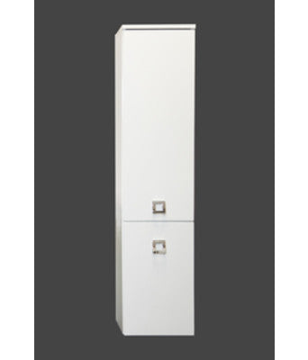 no brand colonna bagno brillo 2 ante cm 33x33x145h bianca