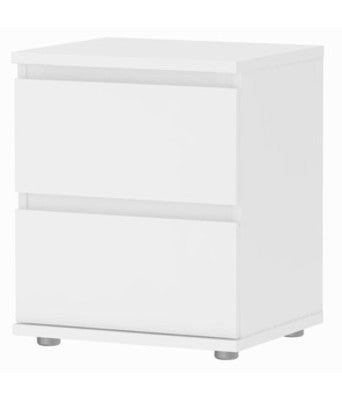 no brand comodino 2 cassetti nova bianco 7109249