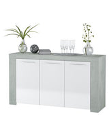no brand credenza ambit 3 ante 42x144x80h biancocemento