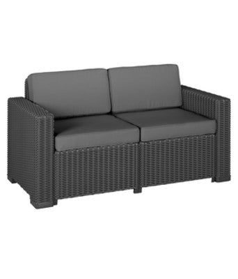 no brand divano con cuscini 2 posti allibert california