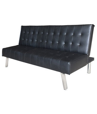 no brand divano letto speed pu colore nero