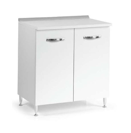 no brand mobile cucina base componibile 2 ante 80x50x85h cm bianco