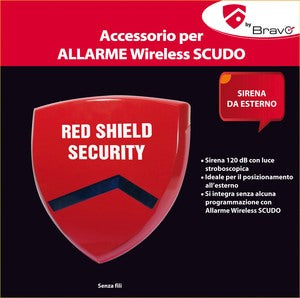 no brand sirena da esterno bravo 8716