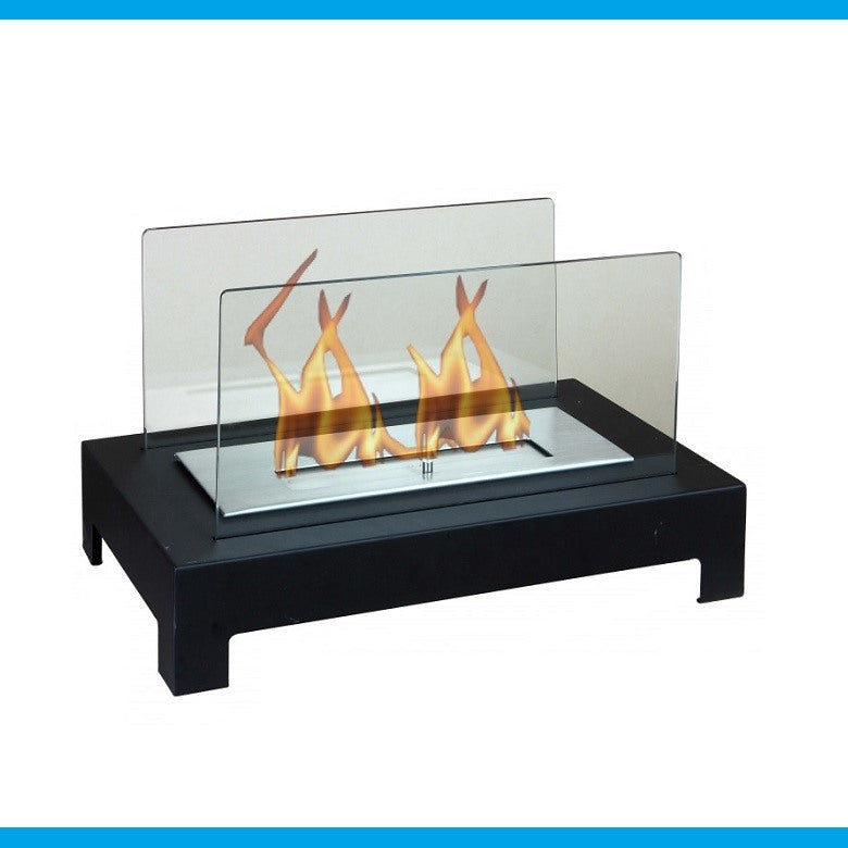 no brand stufa camino a bioetanolo da appoggio a301 35 kw dimensioni cm 46x28x30h