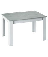 no brand tavolo kendra 90x140190x78 biancocemento