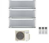 panasonic area occasioni climatizzatore condizionatore panasonic trial split inverter serie etherea silver 9912 con cu 3z68tbe r 32 wi fi integrato 9000900012000 argento