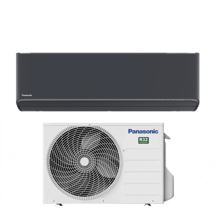 immagine-1-panasonic-climatizzatore-condizionatore-panasonic-inverter-serie-etherea-dark-12000-btu-cs-xz35xkew-h-r-32-wi-fi-integrato-colore-grigio-grafite