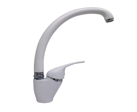 porta e bini monocomando lavello portabini con canna alta conca modello granito bianco codice pb470grbi ean 8059173995981