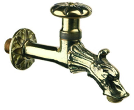 r m manfredi anticendio rubinetto artistico in ottone con uscita filetto maschio 34 e rompigetto svitabile manfredi con volantino modello 12 codice cr6003 ean 8058368995997