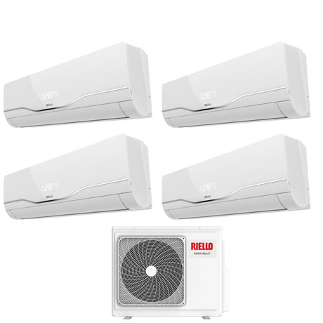 riello climatizzatore condizionatore riello quadri split inverter serie aaria plus 77712 con aaria multi 485 p r 32 wi fi optional 70007000700012000