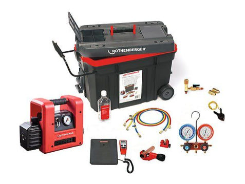 rothenberger rothenberger stazione universale per vuoto e carica rocaddy 120 r32 analogico