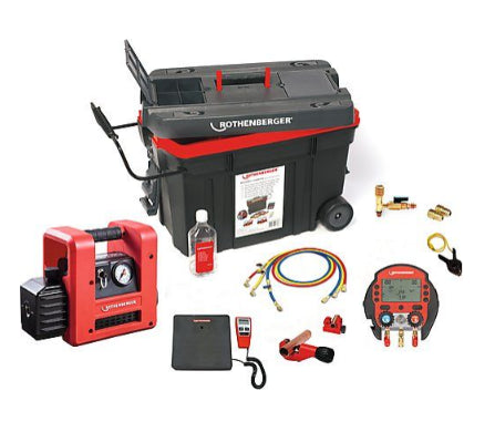 rothenberger rothenberger stazione universale per vuoto e carica rocaddy 120 r32 digitale