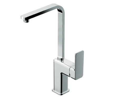 rubinetteria eurorama miscelatore eurorama serie tono monocomando per lavello monoforo colore cromato codice 144514 con canna girevole ean 8059173994380