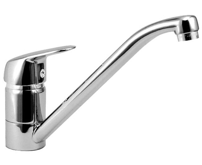 rubinetteria eurorama monocomando lavello eurorama serie kappa con canna bassa snodata codice k521 ean 8059173994397