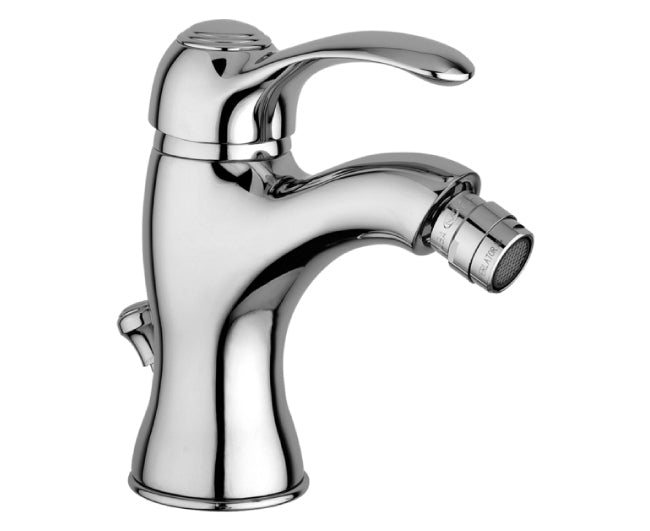 rubinetteria paffoni miscelatore paffoni serie flavia monocomando per bidet monoforo colore cromato codice fa135 con scarico automatico 114g ean 8020913054114