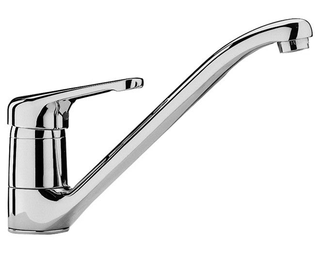 rubinetteria paffoni miscelatore paffoni serie nettuno monocomando per lavello monoforo cromato codice nt182 con canna fusa ean 8020913484270