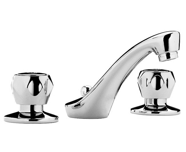 rubinetteria paffoni rubinetto con doppio comando paffoni serie danubio a 3 fori con saltarello ean 8020913081417