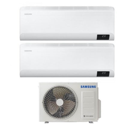 samsung climatizzatore condizionatore dual split inverter samsung serie cebu 1200012000 btu con aj050txj2kgeu a wi fi 1212 novita ean 8059657010032