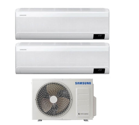 samsung climatizzatore condizionatore dual split inverter samsung serie windfree elite 700012000 btu con aj040txj2kgeu a wi fi 712 novita ean 8059657010292