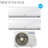 samsung climatizzatore condizionatore samsung dual split inverter serie new style plus 79 con aj040ncj r 32 70009000 ean 8059657019271