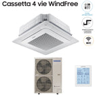 immagine-1-samsung-climatizzatore-condizionatore-samsung-inverter-cassetta-4-vie-windfree-48000-btu-ac140nn4dkh-monofase-con-comando-wireless-e-pannello-incluso