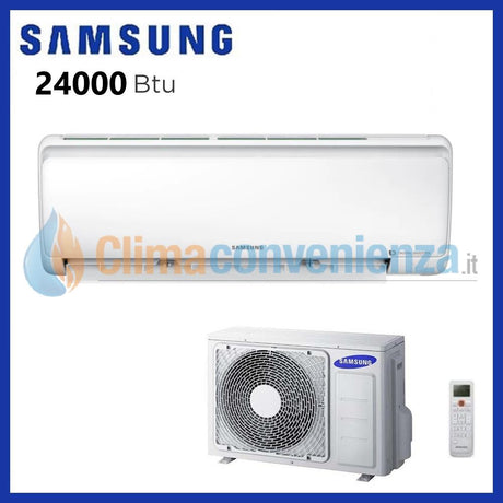 samsung climatizzatore condizionatore samsung inverter serie maldives quantum 24000 btu ar24nsfpewqneu r 410 ean 8059657009487