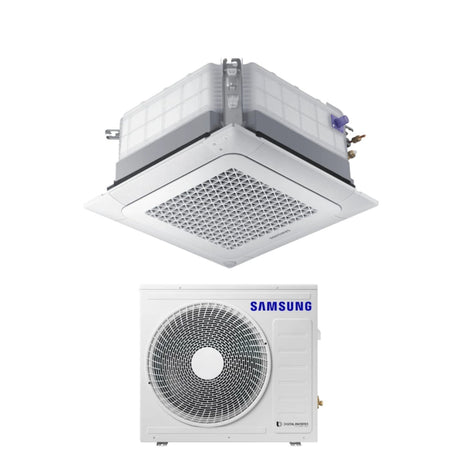 samsung climatizzatore condizionatore samsung mini cassetta 4 vie windfree 24000 btu ac071rnndkg r 32 wi fi optional con pannello incluso