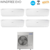 samsung climatizzatore condizionatore samsung quadri split inverter serie windfree evo 9999 con aj080rcj r 32 wi fi integrato 9000900090009000 novita 2019