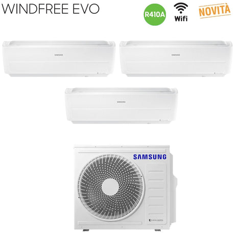 samsung climatizzatore condizionatore samsung trial split inverter serie windfree evo 91212 con aj068mcj3eh r 410 wi fi integrato 90001200012000 novita 2019