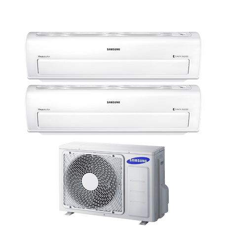 samsung offerta climatizzatore condizionatore samsung dual split inverter serie ar7000m 77 con aj050fcj2eheu r 410 wi fi integrato 70007000
