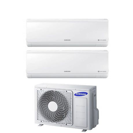 samsung offerta climatizzatore condizionatore samsung dual split inverter serie new style 77 con aj050fcj2eheu r 410 70007000