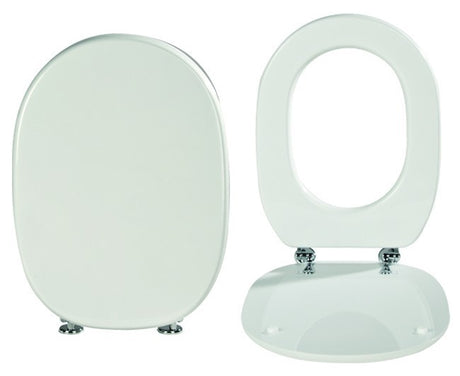 sapal coprivasi coprivaso per wc sapal materiale mdf serie fiorile colore bianco con cerniera universale in metallo ad espansione ean 8054619975206