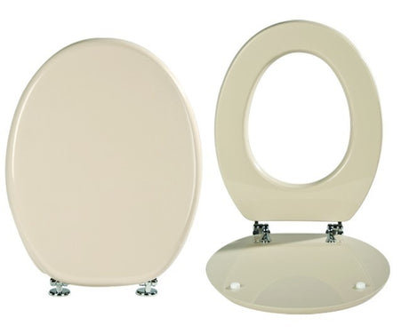 sapal coprivasi coprivaso sapal materiale mdf tipologia universale per ceramiche ovali colore champagne con cerniere in metallo cromato ean 8054619975107