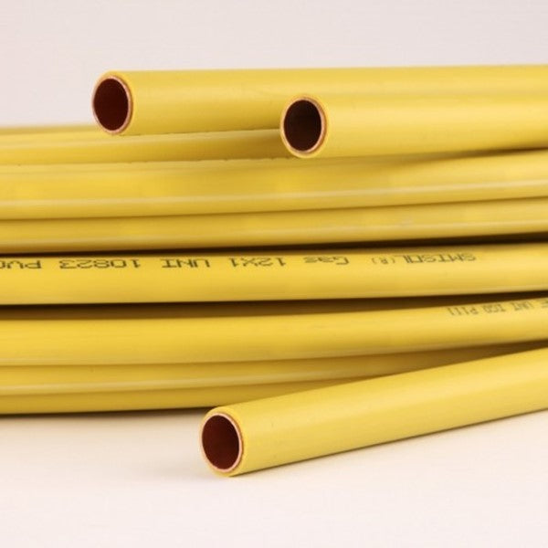 sctubes tubo rame sctubes smisol gas per distribuzione di combustibili liquidi e gassosi 50 metri 16 x 1 mm rivestito in pvc